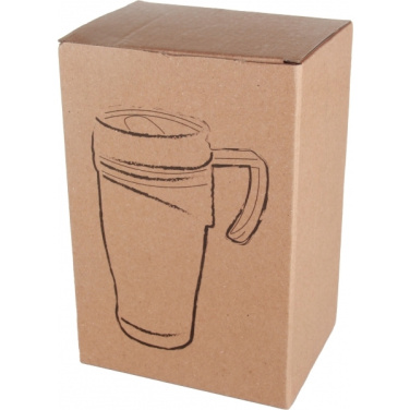 Logo trade promotional giveaways image of: Stainless steel thermo cup EL PASO 400 ml