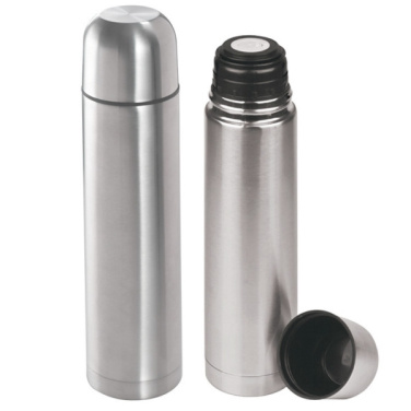 Logotrade promotional merchandise picture of: Stainless steel isolating flask VIRGINIA BEACH 100 ml