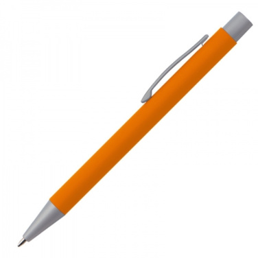 Logotrade promotional item picture of: Metal ballpen soft touch ABU DHABI