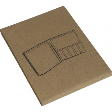 Logotrade promotional products photo of: Adhesive note pad BURLINGTON