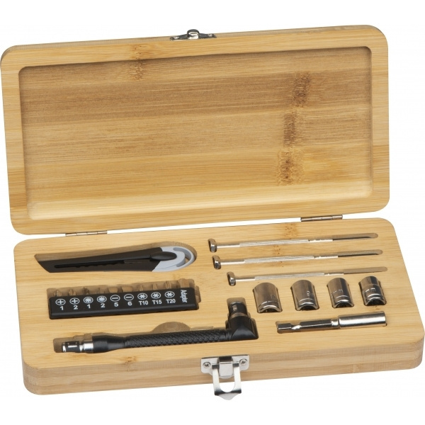 Logo trade corporate gift photo of: 22-piece tool set BERINGEN