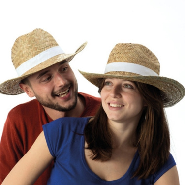 Logo trade promotional giveaways image of: Straw hat SUMMERSIDE