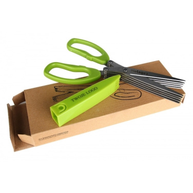 Logo trade promotional gift photo of: Chive scissors BILBAO