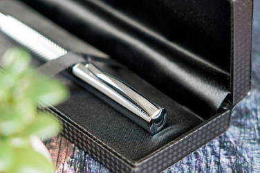 Logo trade promotional giveaways image of: Metal ballpen CHESTER