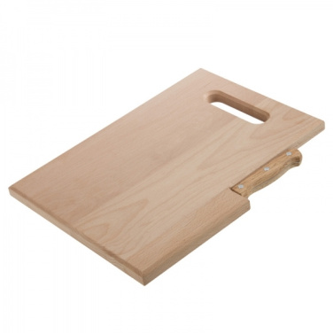 Logotrade promotional gift image of: Wooden board with knife LIZZANO