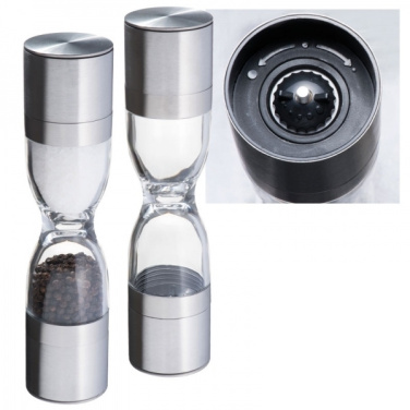 Logo trade promotional merchandise photo of: Salt and pepper mill 2-in-1 ROME