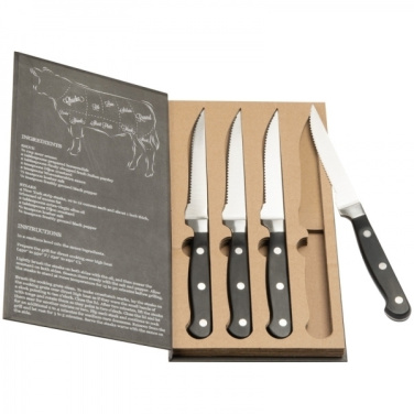 Logotrade advertising products photo of: Steak knife set LONDON