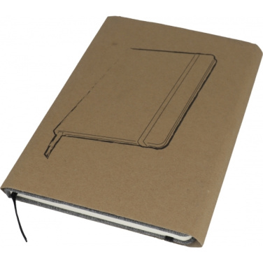 Logotrade promotional merchandise picture of: Notebook A5 BREMEN
