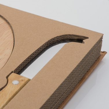 Logo trade advertising product photo of: Cheese chopping board with knife GOUDA