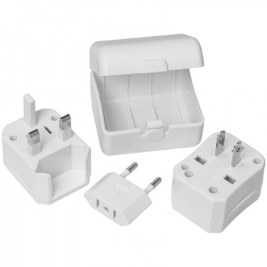 Logo trade promotional gift photo of: Travel adapter PERU