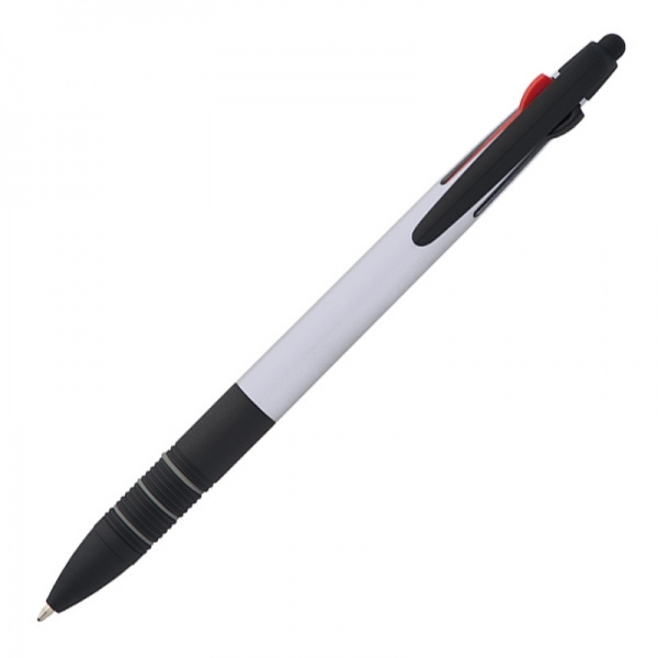Logo trade business gift photo of: Plastic ballpen 3in1 BOGOTA
