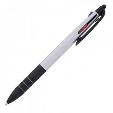 Logo trade promotional gift photo of: Plastic ballpen 3in1 BOGOTA