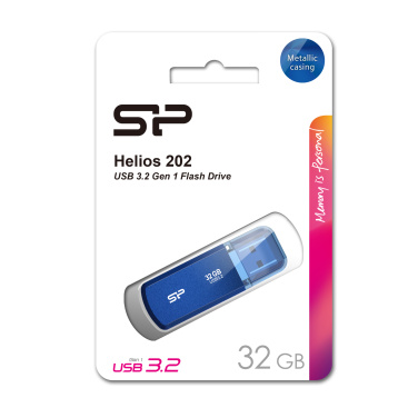 Logo trade promotional merchandise image of: Pendrive Silicon Power HELIOS 202, 3.2 Gen 1, 32GB