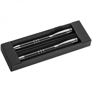 Logotrade corporate gift picture of: Metal writing set CLAREMONT