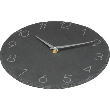Logotrade promotional products photo of: Slate wall clock GRAZ