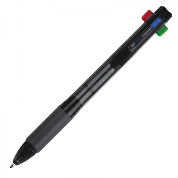 Logotrade promotional giveaway picture of: Plastic ballpen 4in1 NEAPEL
