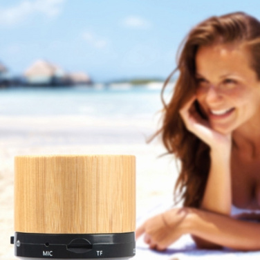 Logotrade corporate gift picture of: Bamboo bluetooth speaker FLEEDWOOD