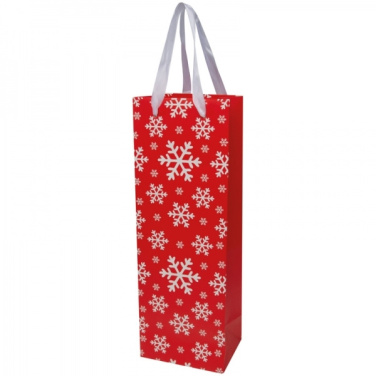 Logo trade promotional products picture of: Wine bag in Christmas design LAPLAND