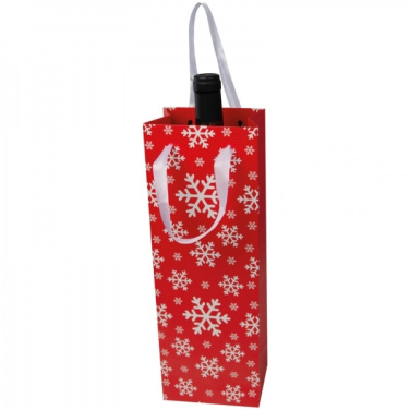 Logotrade corporate gift picture of: Wine bag in Christmas design LAPLAND