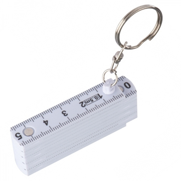 Logotrade promotional giveaways photo of: Keyring with 0,5m ruler