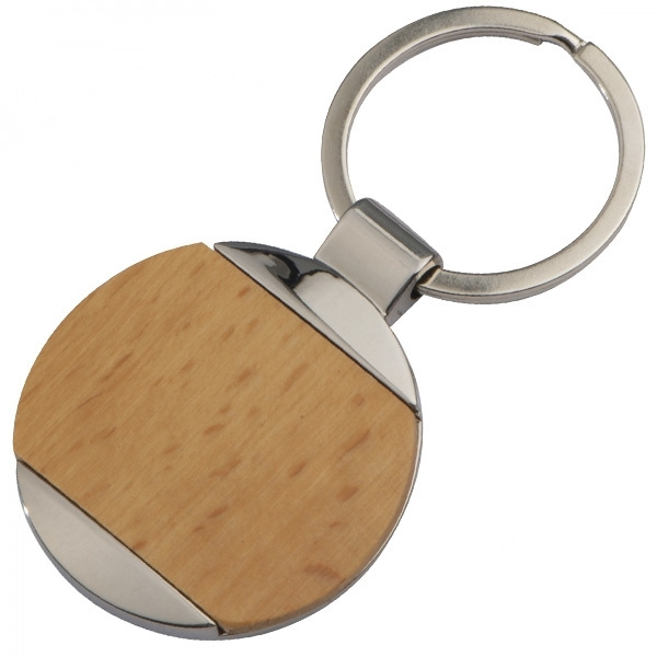 Logotrade advertising product image of: Wooden keyring LANGHAUS