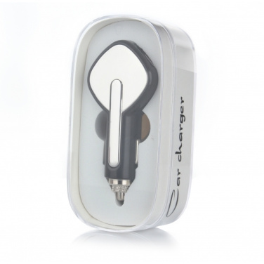 Logo trade corporate gift photo of: Dual USB Car Charger