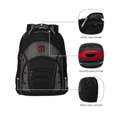 Logo trade promotional giveaways image of: Backpack Wenger Synergy 16''