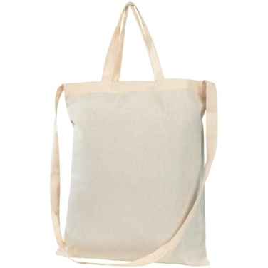 Logo trade promotional giveaways image of: Cotton bag with 3 handles NORDKOOG