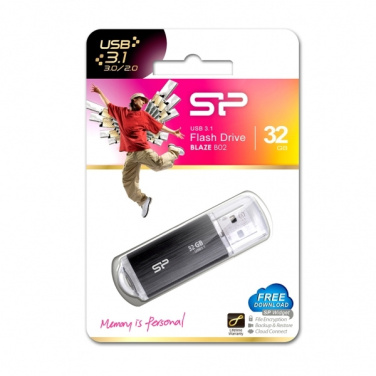 Logo trade promotional merchandise image of: Pendrive Silicon Power Blaze B02 3.1