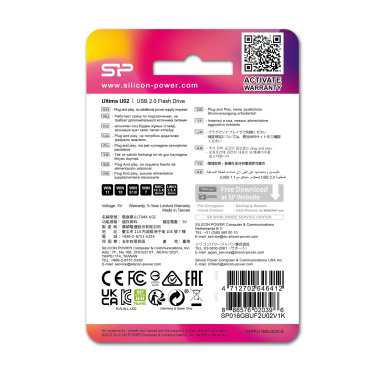 Logotrade promotional product image of: Pendrive Silicon Power Ultima U02 2.0