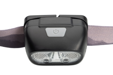 Logo trade promotional giveaways image of: Head lamp HERLEN Schwarzwolf