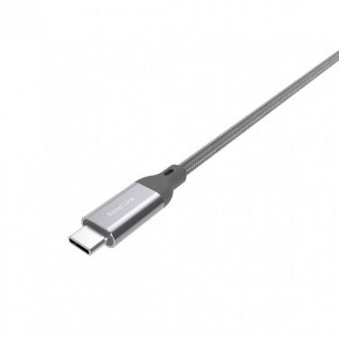 Logo trade promotional product photo of: Nylon data transfer cable LK30 Type - C Quick Charge 3.0