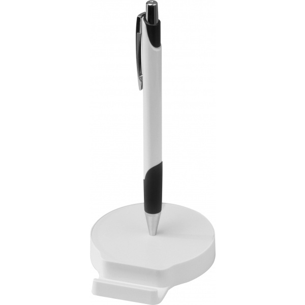Logotrade promotional merchandise photo of: Mobile phone holder with metal ballpen REGINA