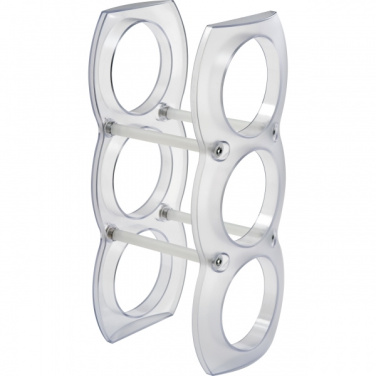 Logotrade promotional items photo of: Plastic wine rack MONTEGO BAY
