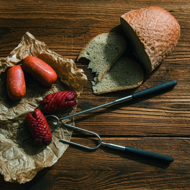 Logo trade promotional items picture of: BBQ forks LIPNO Schwarzwolf