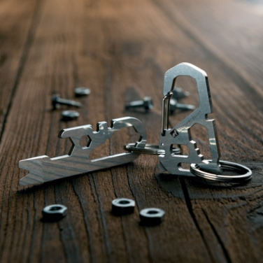 Logotrade corporate gifts photo of: Multifunctional keychain ANTISANA Schwarzwolf