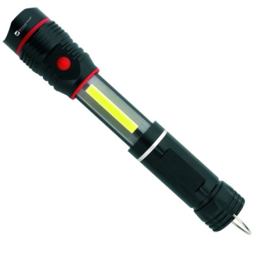 Logo trade promotional giveaways image of: Flashlight BIWA Schwarzwolf