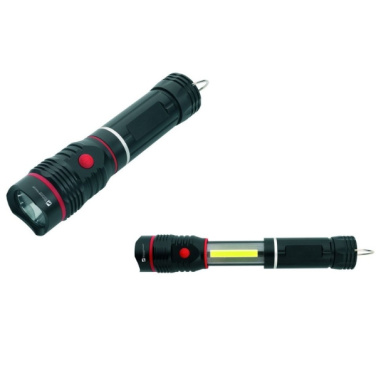 Logo trade promotional product photo of: Flashlight BIWA Schwarzwolf