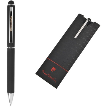 Logotrade promotional giveaway picture of: Metal ballpoint pen, touch pen, soft touch CLAUDIE Pierre Cardin