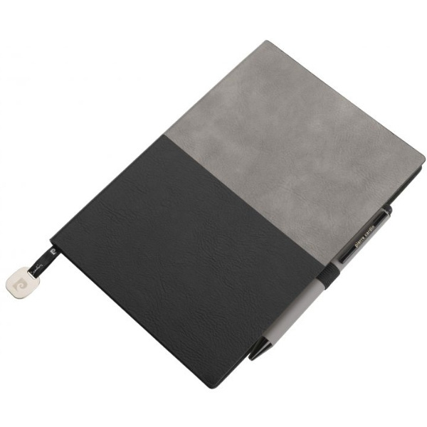 Logotrade promotional product picture of: Notepad A5 & ballpoint pen REPORTER Pierre Cardin