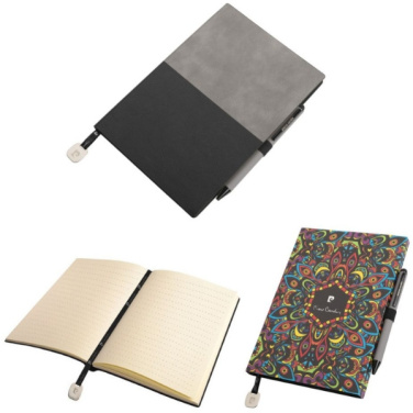 Logo trade promotional gifts image of: Notepad A5 & ballpoint pen REPORTER Pierre Cardin