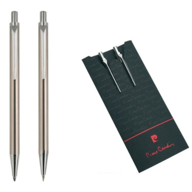 Logo trade promotional products image of: Writing set ballpoint pen & pencil AMOUR Pierre Cardin