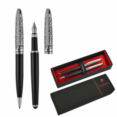 Logotrade advertising product image of: Writing set ballpoint pen & fountain pen JACQUES Pierre Cardin