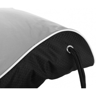 Logo trade promotional merchandise picture of: Drawstring bag DENISON Schwarzwolf