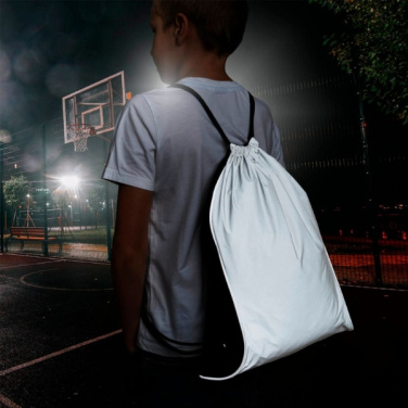 Logo trade advertising products picture of: Drawstring bag DENISON Schwarzwolf