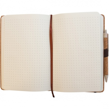 Logo trade promotional items picture of: A5 Notebook BASTOGNE