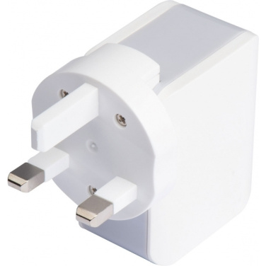 Logo trade promotional gifts picture of: Travel adapter ANTWERP