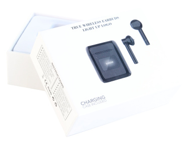 Logotrade business gift image of: Wireless earbuds with light up logo