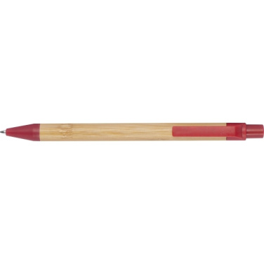 Logotrade promotional giveaway picture of: Wheatstraw and bamboo ballpen HALLE