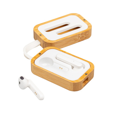 Logo trade promotional gifts image of: Bluetooth earbuds BARCELONA